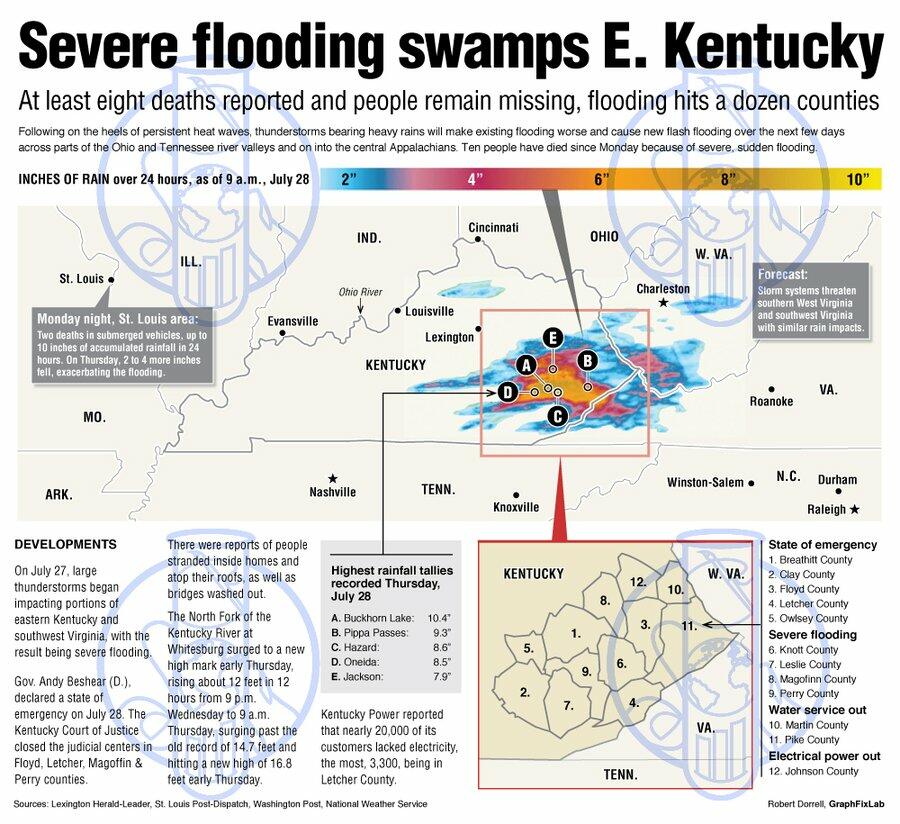 Kentucky Flooding Map 2024 - Winny Kariotta
