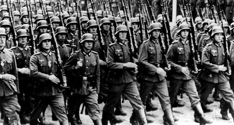 The Germans are back. Nazis-marching-1939-cc-30